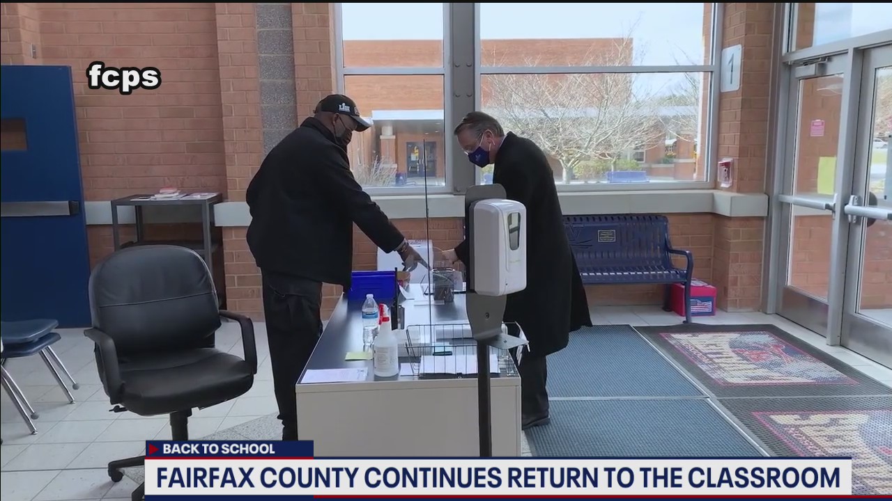Fairfax County continues return to the classroom