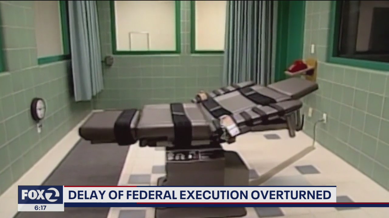 Federal Appeals Court overturns lower court decision on execution