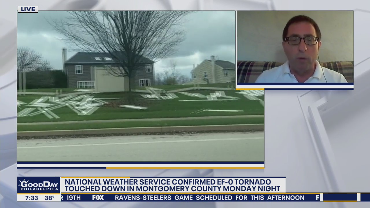 National Weather Service confirms tornado touched down in Montgomery County