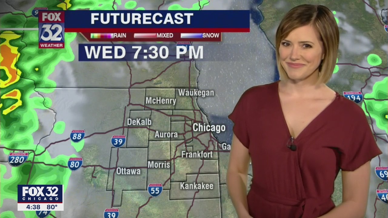 6 p.m. forecast for Chicagoland on April 6