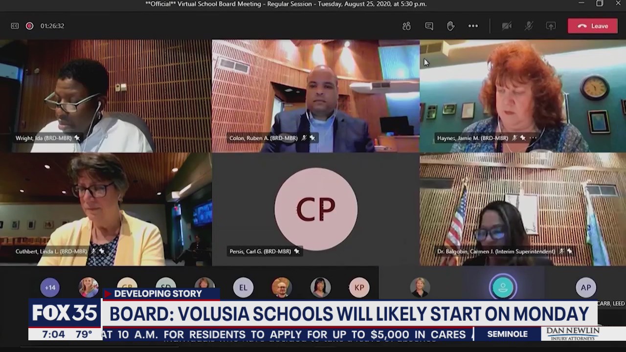 Board: Volusia schools will likely start on Monday