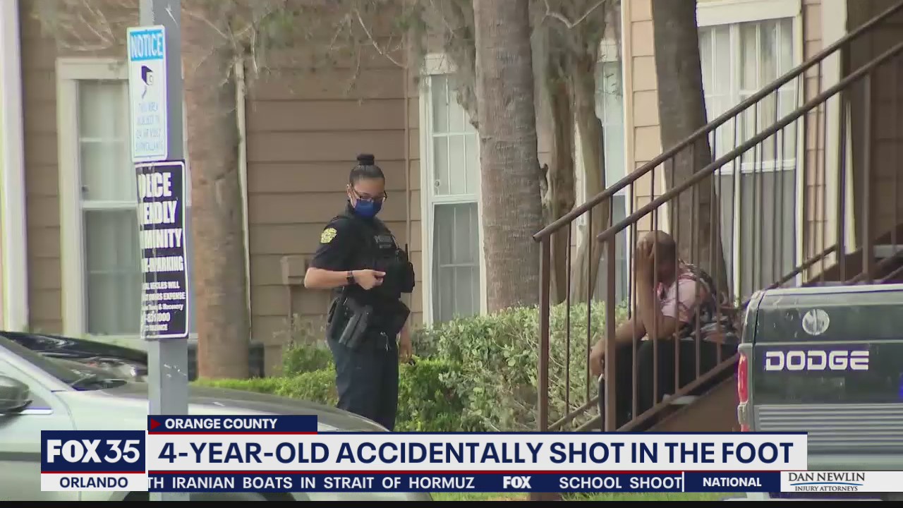 4-year-old injured after accidentally shooting gun, Orlando police say