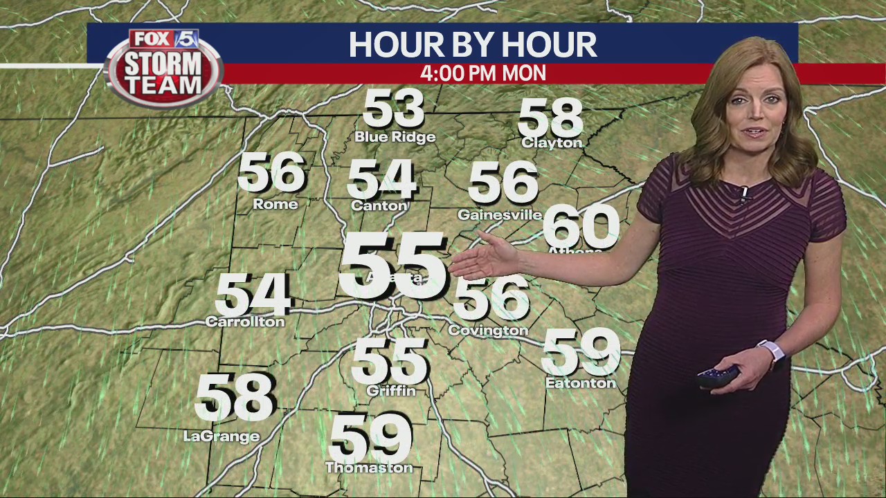 Monday morning forecast