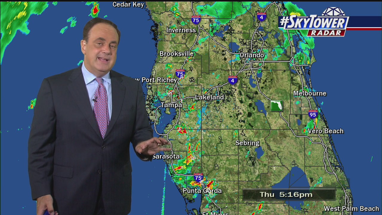 Thursday evening forecast