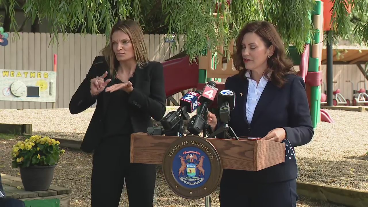 Gov. Gretchen Whitmer announces new child care investment plan