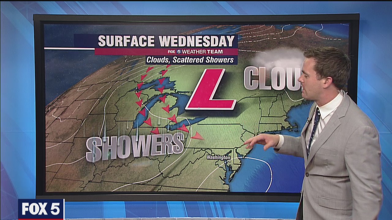 FOX 5 Weather afternoon forecast for Wednesday, April 14