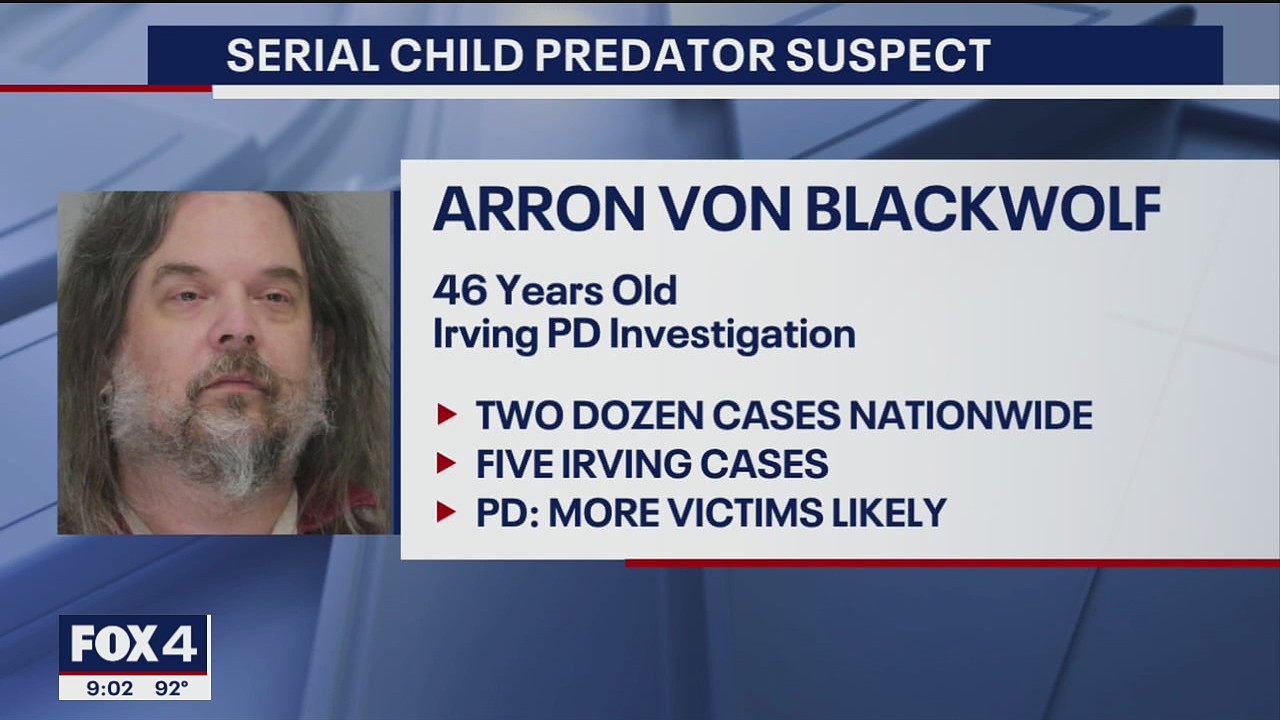 Irving police arrest suspected serial child predator in cases dating back to 1986