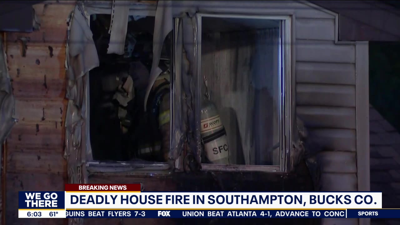 1 dead, 1 hurt following house fire in Southampton Township, officials say