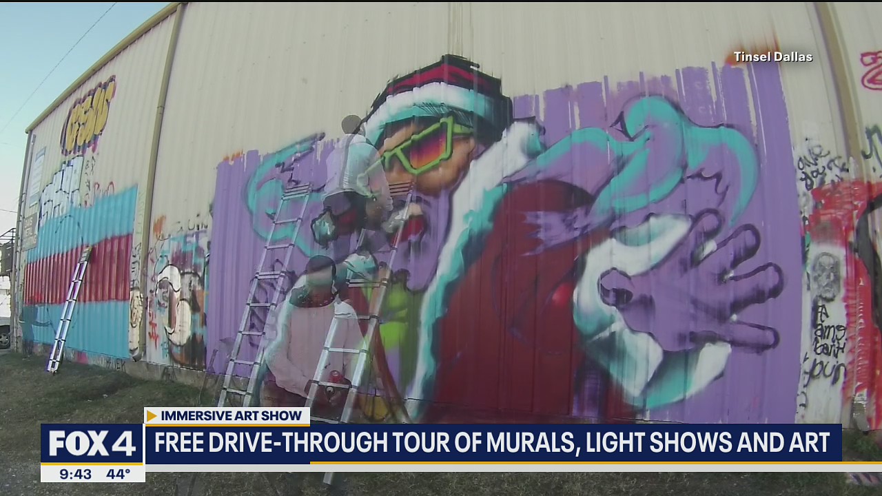 Tinsel drive-thru immersive art event happening this weekend