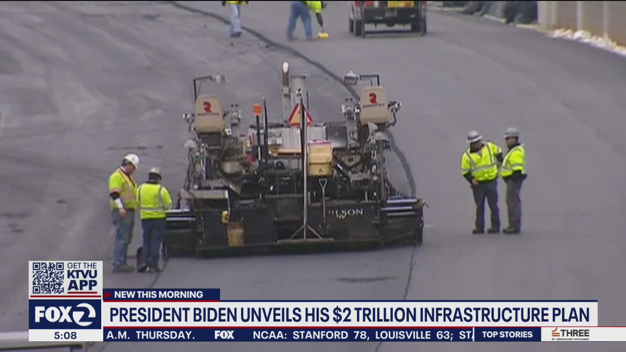 White House rolls out Biden's infrastructure spending plan