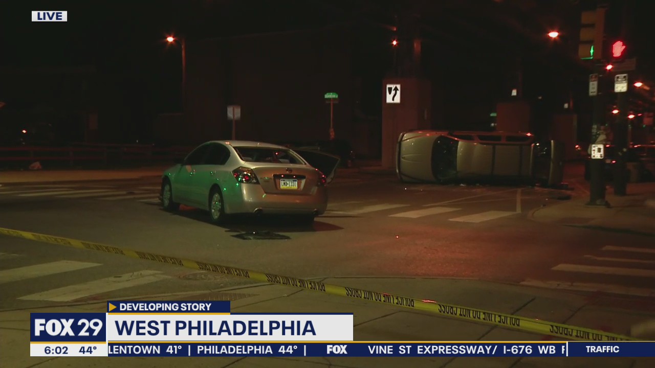 Police: Woman, 32, shot while driving slams into car carrying family of 7
