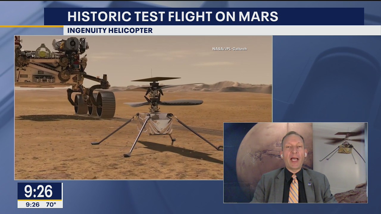 NASA prepares for historic helicopter test flight on Mars
