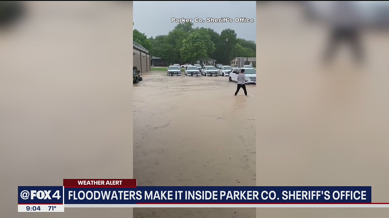 Floodwaters make it inside Parker County Sheriff's Office