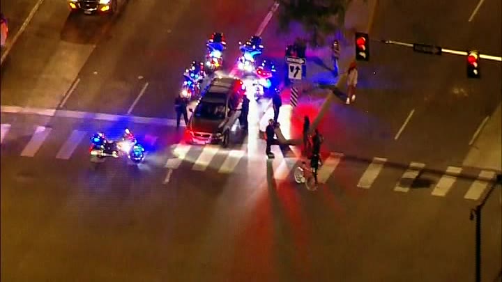 Driver plowed into protesters in Denver