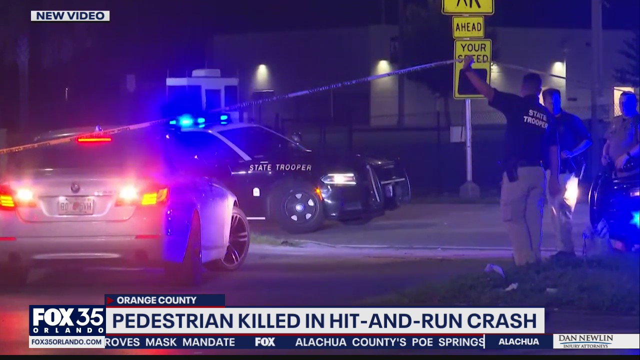 FHP: Pedestrian killed in 13th hit-and-run crash in Orange County this year