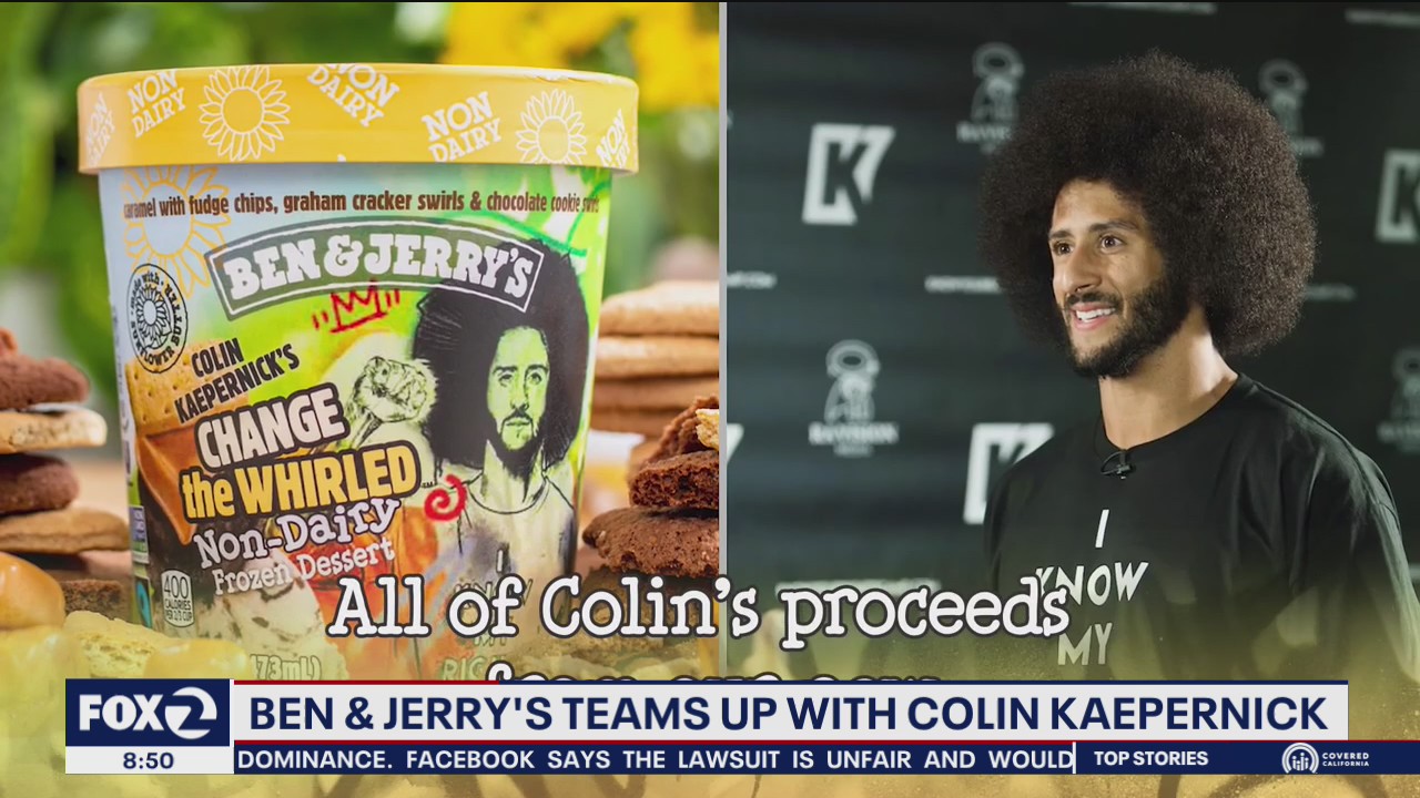 Ice cream named for Colin Kaepernick