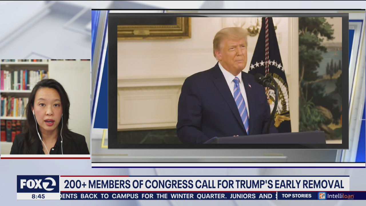Small but growing number of Republicans call for Trump's early dismissal
