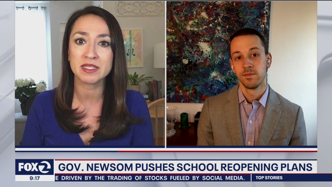 Newsom pushes school reopening plans