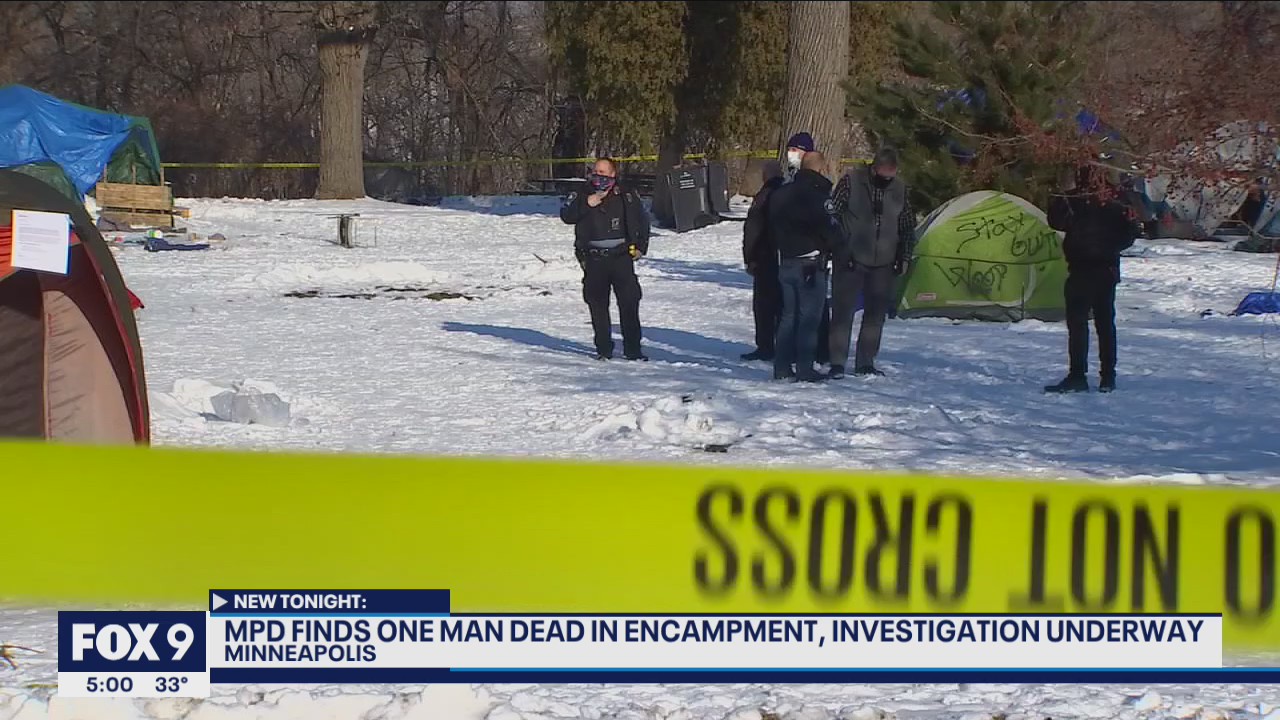 Investigation underway after man found dead in tent at Minnehaha Park