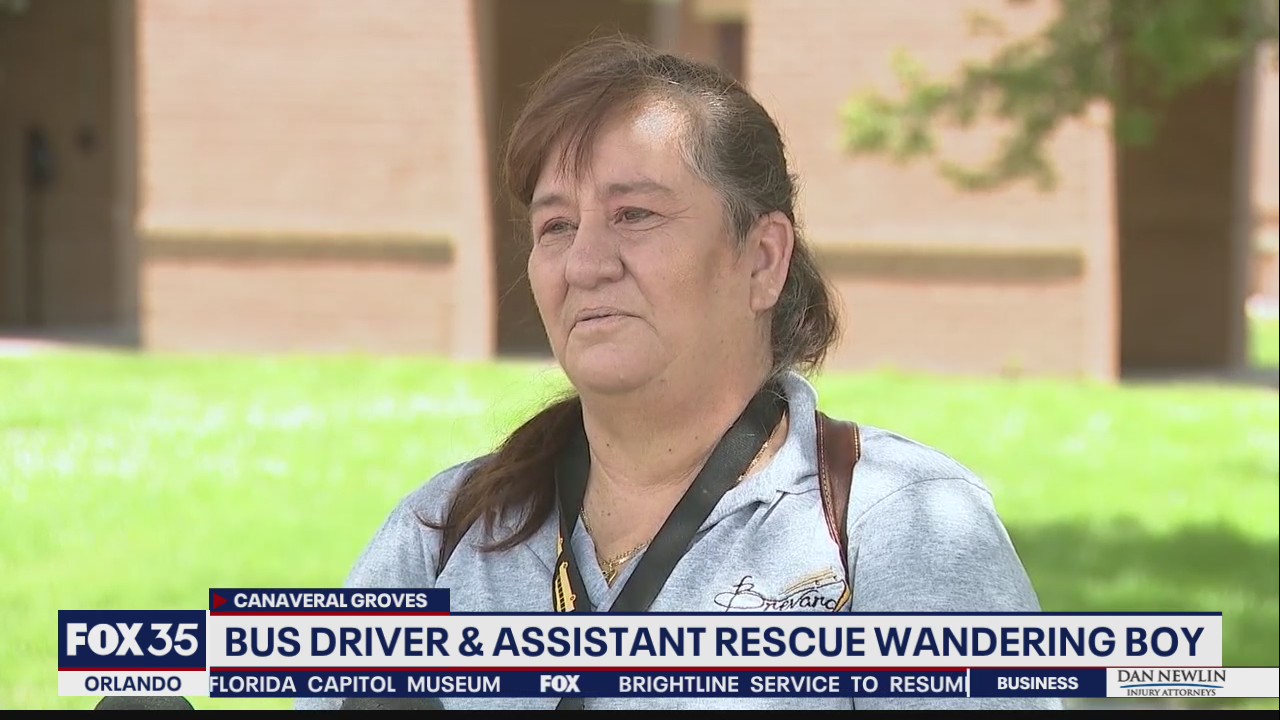 Hero bus driver saves toddler found alone roadside
