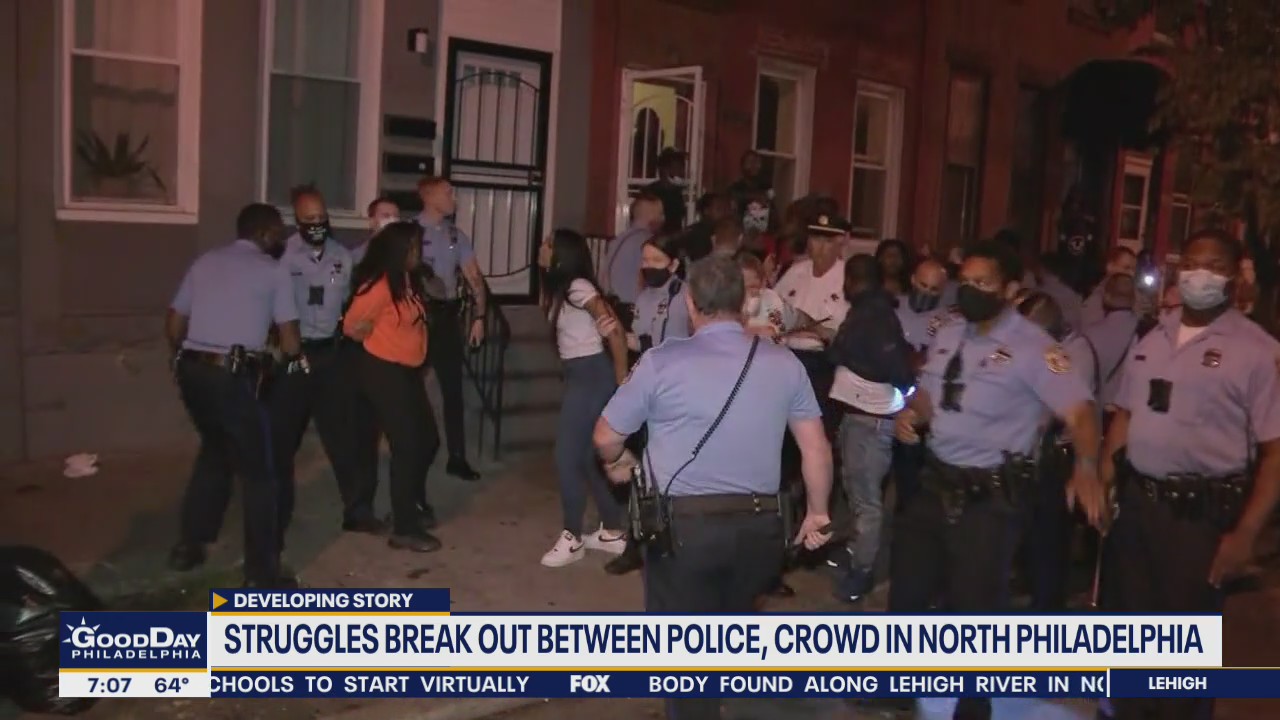 Police break up large, late-night gatherings in West Oak Lane, North Philadelphia
