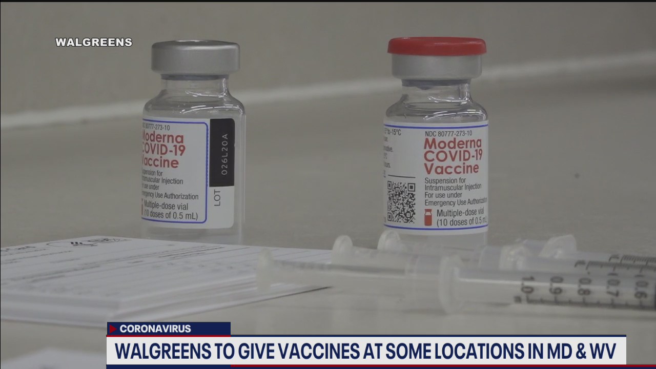 CVS, Walgreens to offer COVID-19 vaccines at some MD, VA and WV locations beginning next week