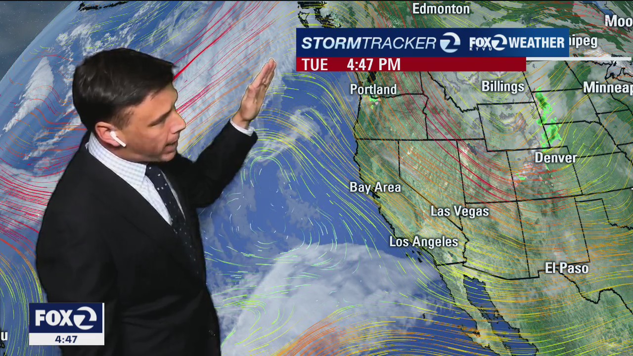 Patchy fog, hazy sun ahead of rain