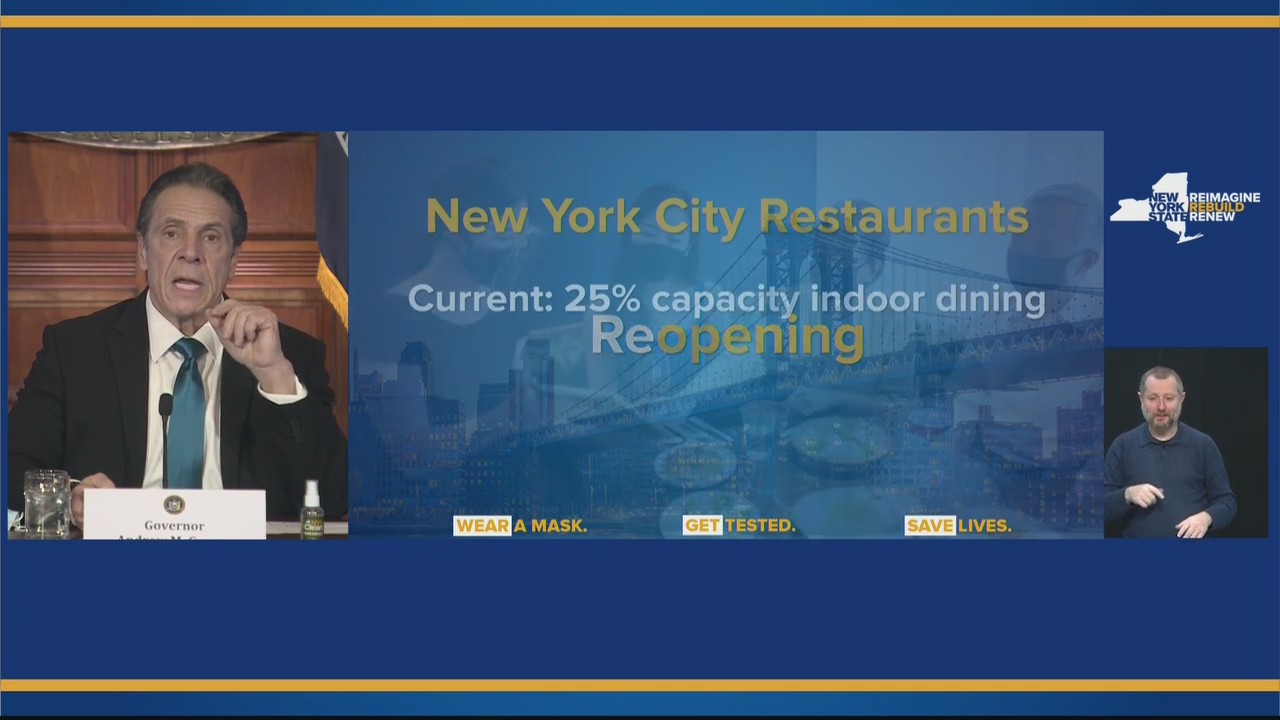 NYC restaurant capacity increase