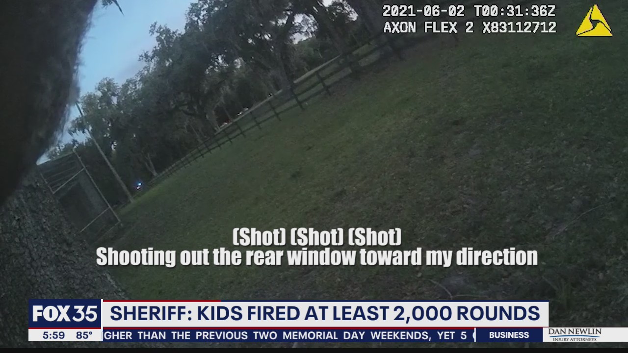 Body camera video shows shootout between kids and deputies, says sheriff