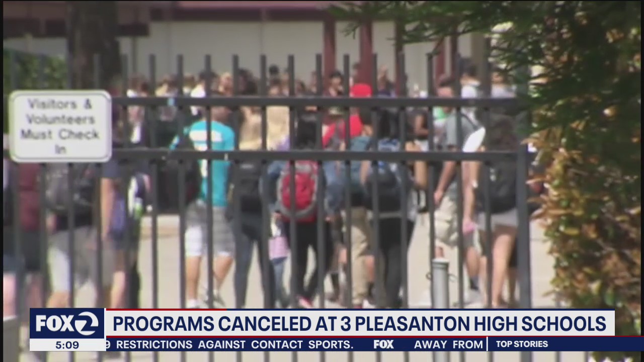 3 programs canceled at Pleasanton High schools