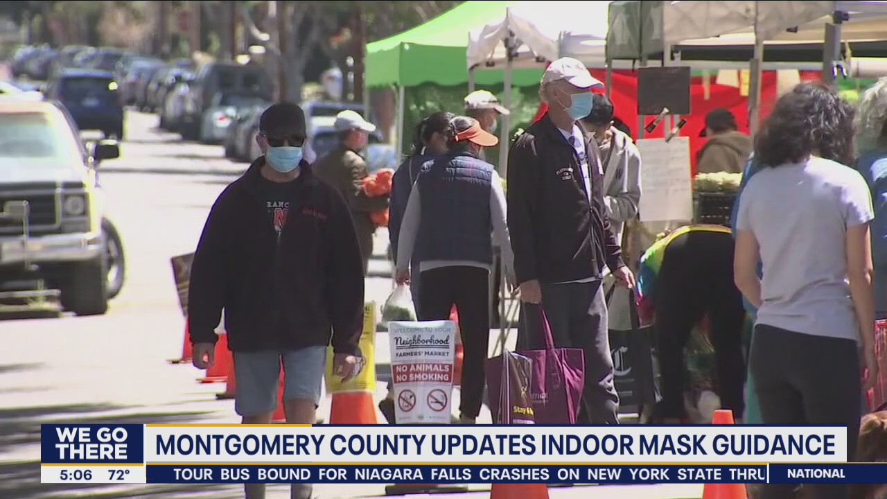 Montgomery County updates indoor mask guidance