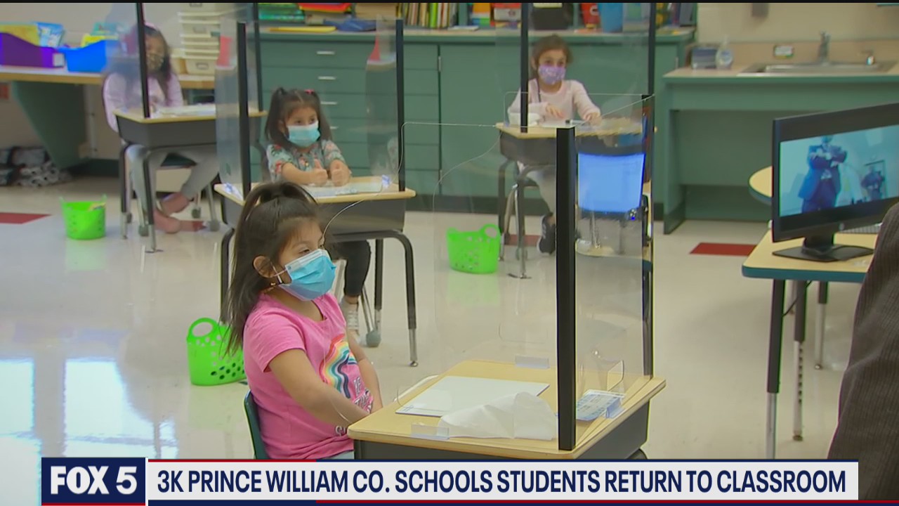 3K Prince William County Schools students return to classroom