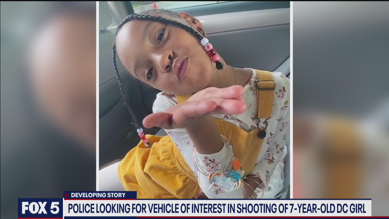 Police looking for vehicle of interest in shooting of 7-year-old DC girl