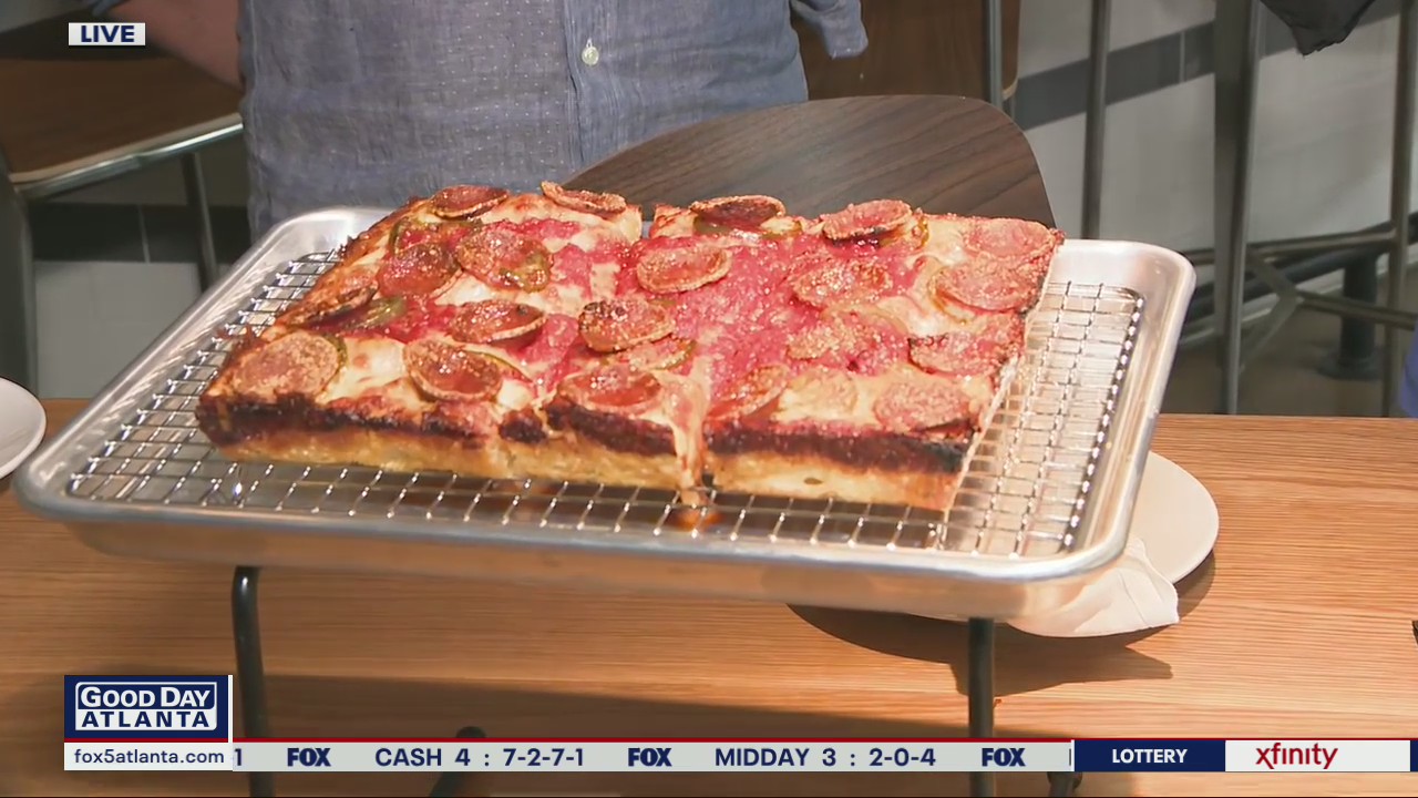 Restaurant serves Detroit-style pizza in Atlanta