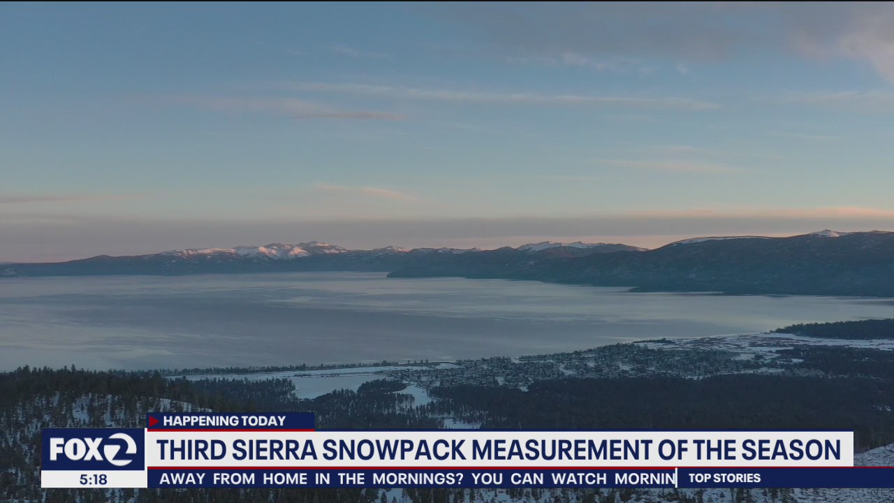 Snowpack survey in the Sierra