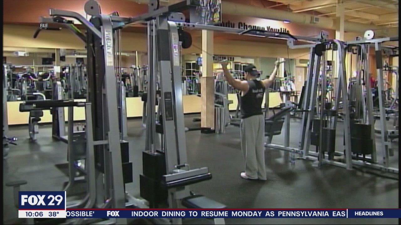 Gyms to reopen in Pennsylvania on Monday following pandemic pause