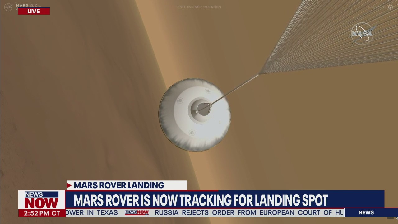 Watch as NASA rover successfully touches down on Mars