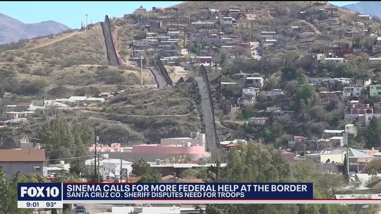 Sen. Sinema calls for more federal help at the U.S - Mexico Border