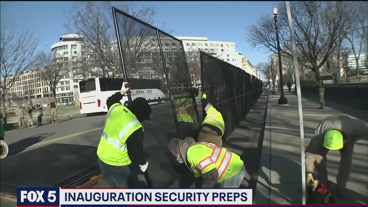 Inauguration security preps