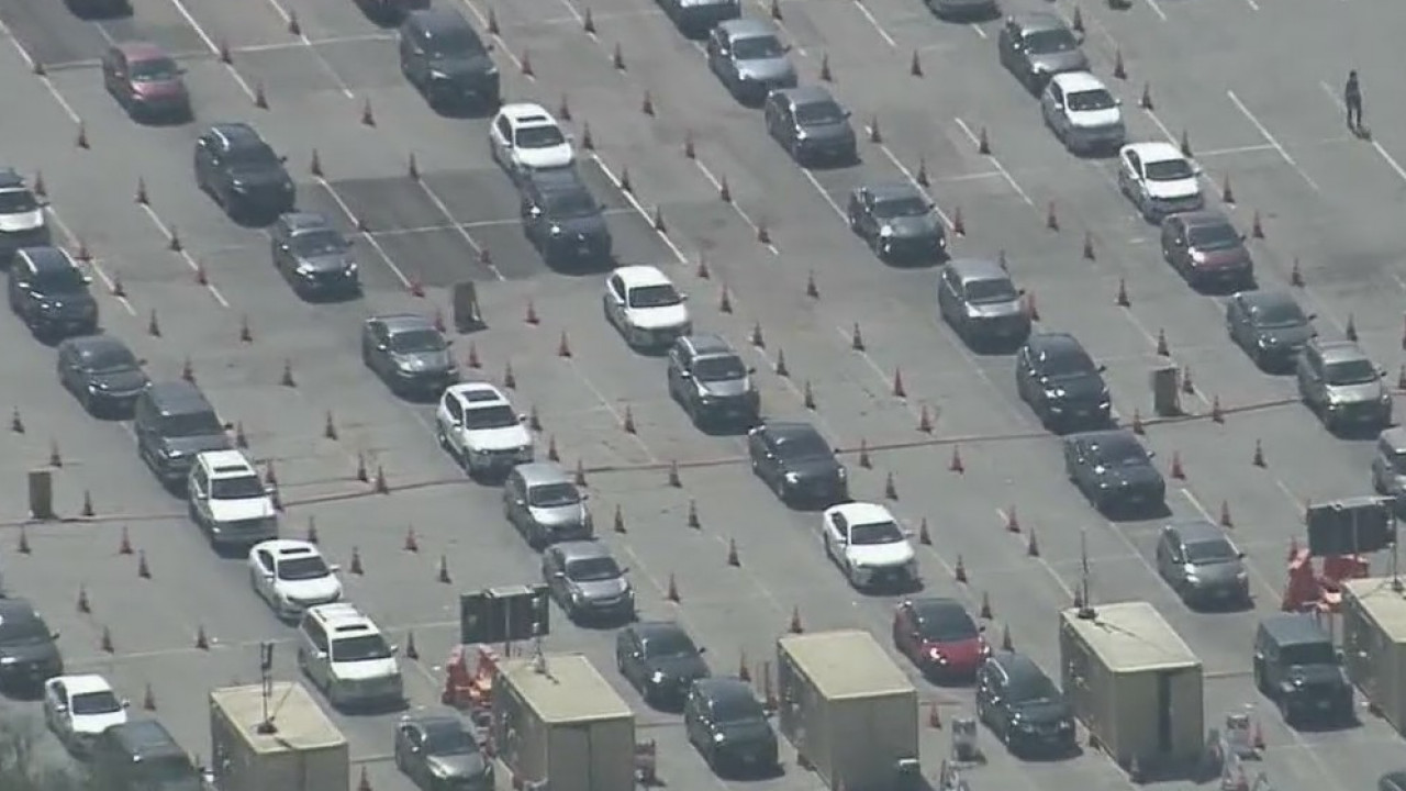 Coronavirus testing expanded at Dodger Stadium