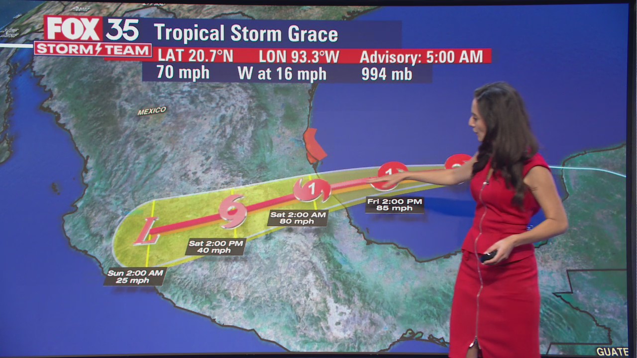 Tracking the Tropics: Tropical Storm's Grace and Henri to become Category 1 hurricanes