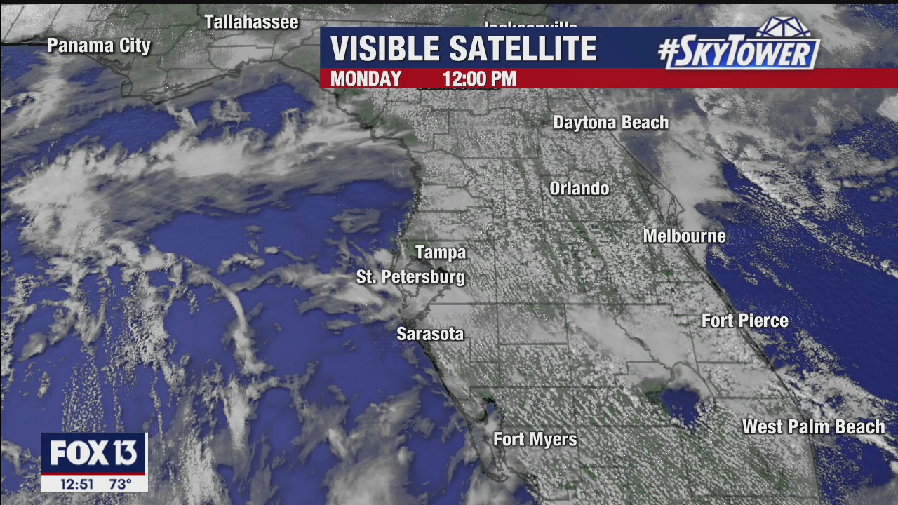 Monday afternoon forecast
