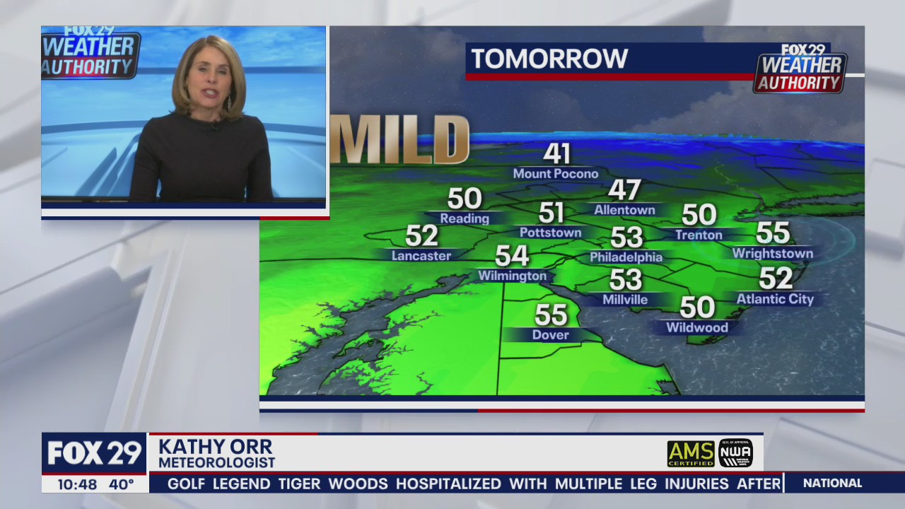 FOX 29 Weather Authority: 7-Day Forecast ( Tuesday update)