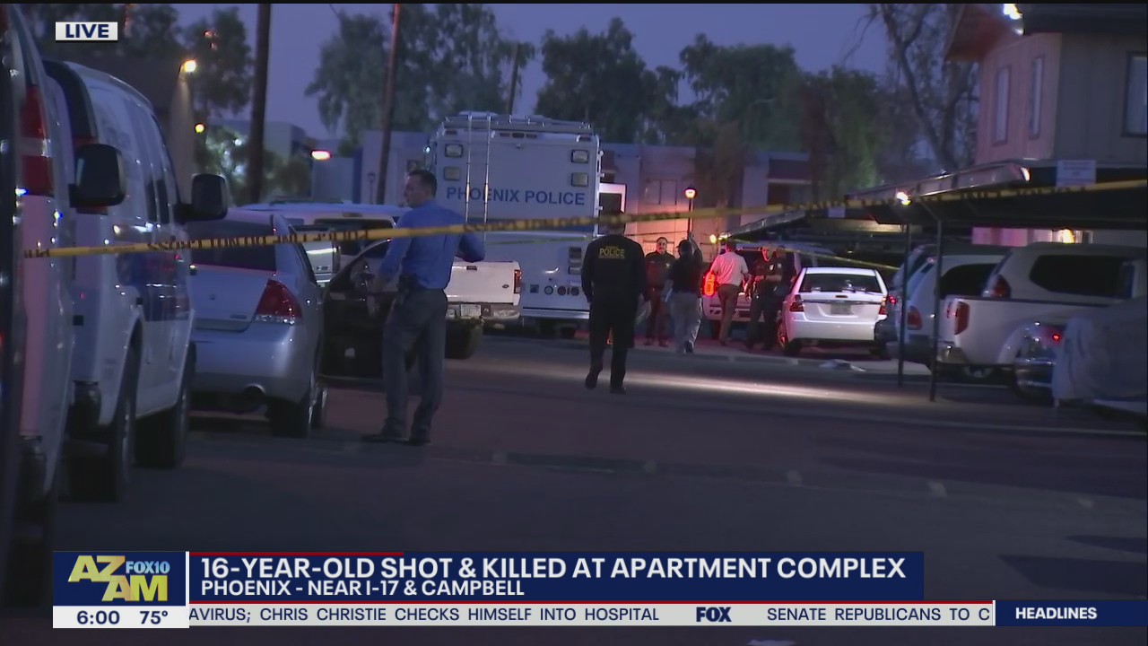 PD: Teen shot, killed in Phoenix near 25th Avenue and Campbell