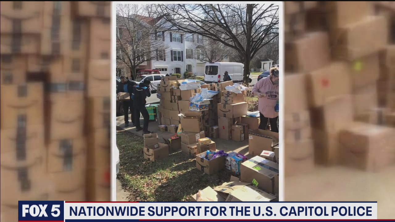 Capitol police flooded with care packages