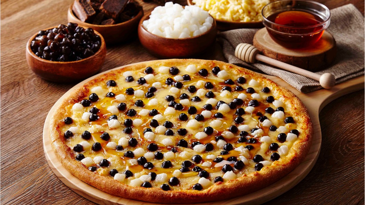Boba pizza is the newest concoction at Domino's - but only in Taiwan