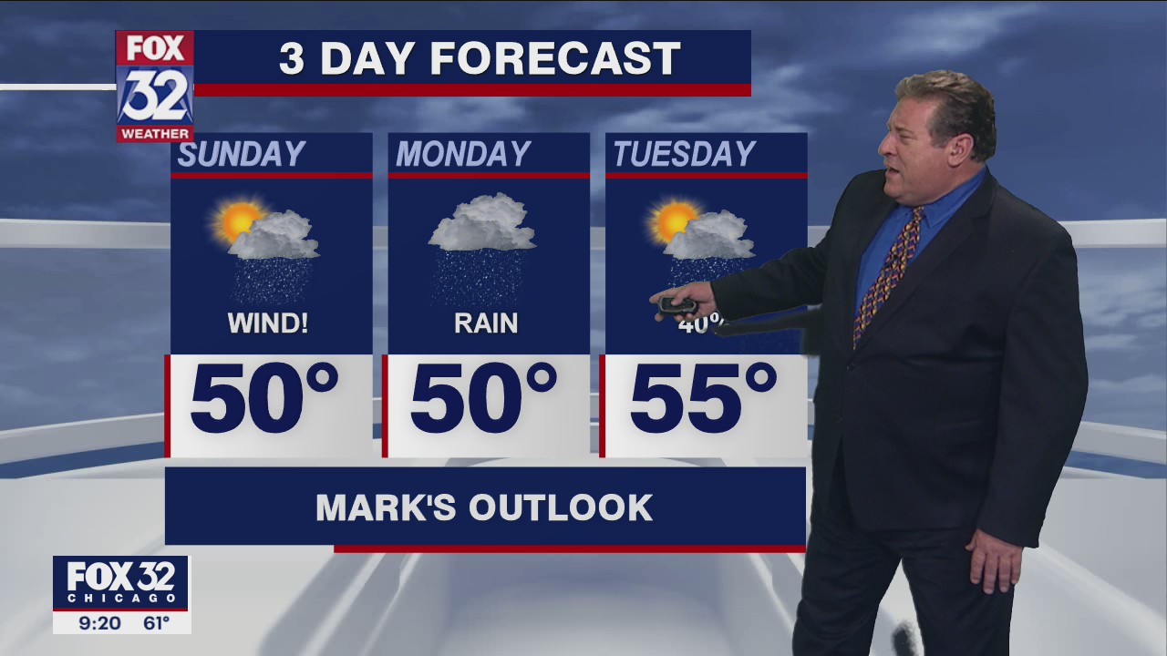 Saturday night forecast for October 17th