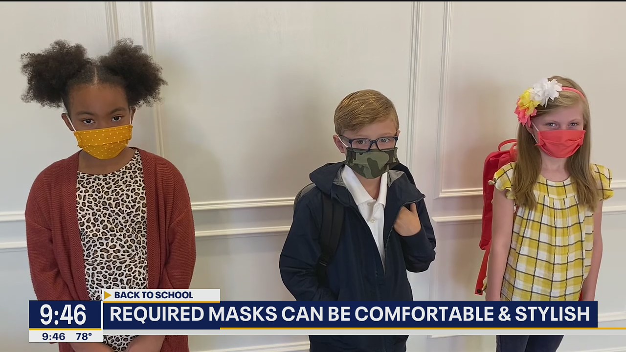 Back-to-School Fashion: Masks can be comfortable and stylish