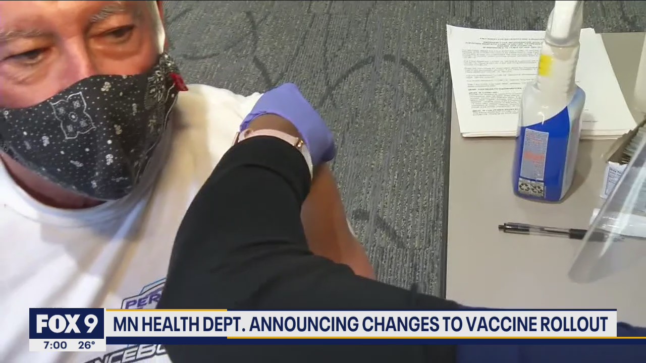 Health officials to announce changes to Minnesota's COVID-19 vaccine rollout Monday