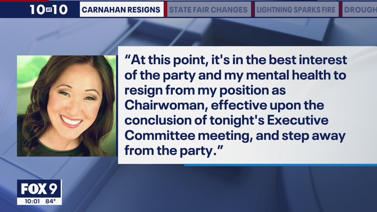 Jennifer Carnahan resigns as Minnesota GOP chairwoman
